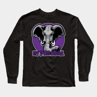 Elephants are my Spirit Animal Long Sleeve T-Shirt